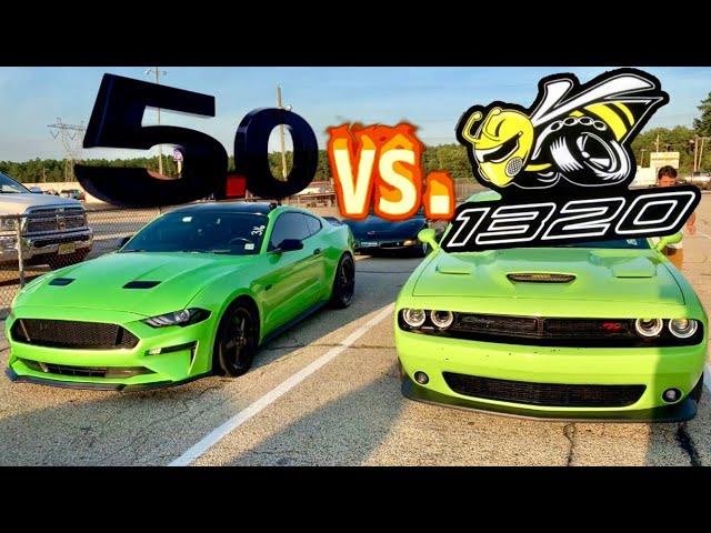 1320 SCATPACK CALLED ME OUT| 2018 MUSTANG GT vs. 2019 CHALLENGER 1320 SCATPACK DRAG RACE!