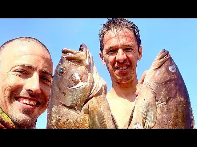 Spearfishing for Groupers and Dentex - South Crete