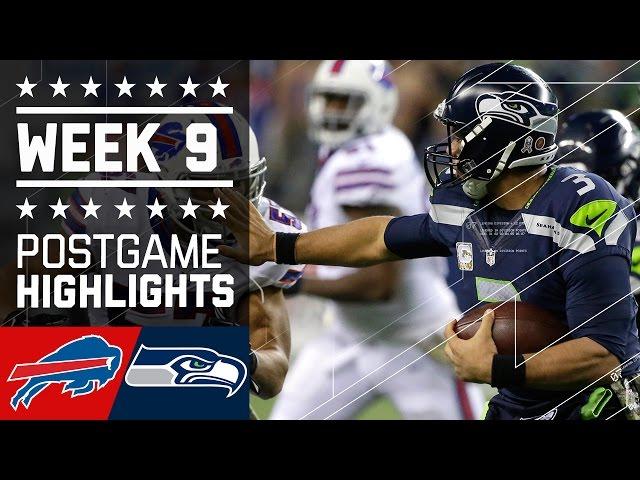 Bills vs. Seahawks | NFL Week 9 Game Highlights