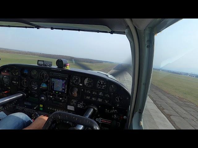 New owner practicing more landings with Piper Comanche 250