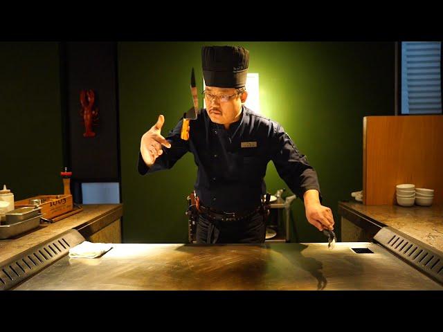 Amazing skill of teppanyaki master - korean street food /한국의 손꼽히는 철판스테이크 달인의 손놀림 길거리음식