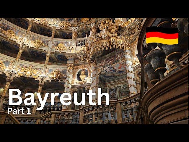 Unique UNESCO heritage - Bayreuth, Germany. Virtual travel vlog in 4K 60 FPS