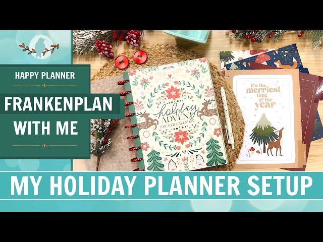 Holiday Planner Setup | Woodland Seasons Christmas | Frankenplanning My Happy Planner