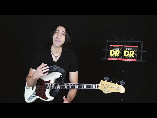 DR Strings LEGEND - Flat Wound Strings for Bass