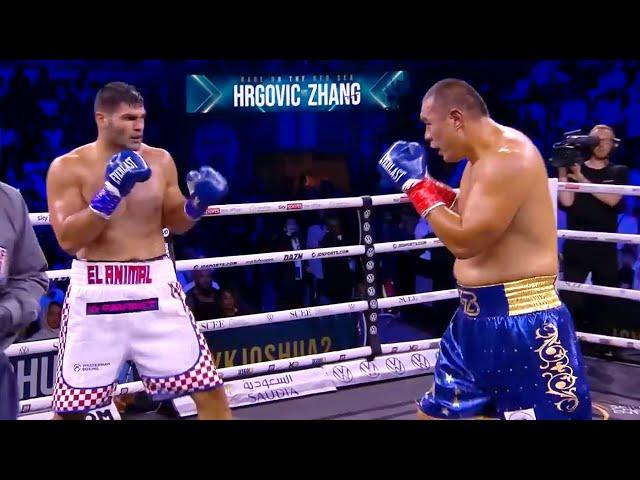 Zhilei Zhang (China) vs Filip Hrgovic (Croatia) - Boxing Fight Highlights | HD