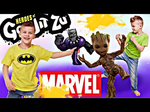 NEW SUPERHEROES  MARVEL Goo Jit Zu MARVEL and DC // KiFill boys 