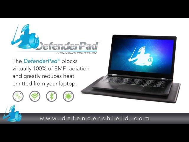 DefenderPad Laptop EMF Radiation Shield Test & Demonstration