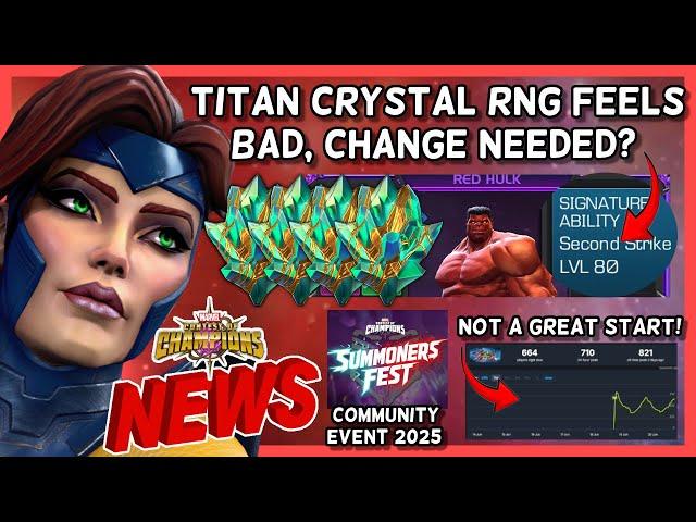 Titan Crystal RNG Is Frustrating With Dupes | MCOC PC Steam Performance | Summoner Fest & More [MCN]
