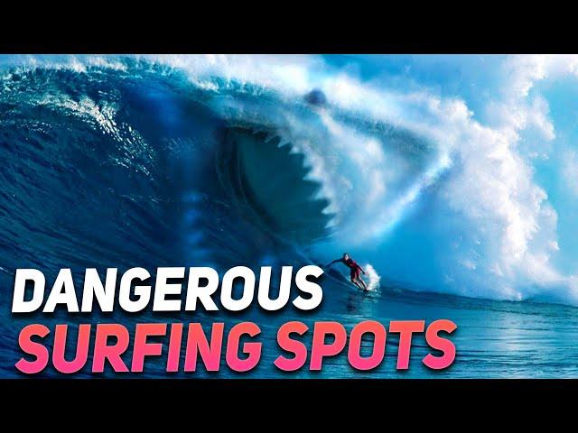 Top 10 DANGEROUS SURFING SPOTS IN THE WORLD(2022)