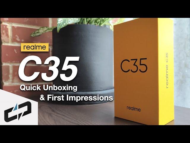 realme C35 - Unboxing and Initial Impressions - Indeed very Chic and Classy