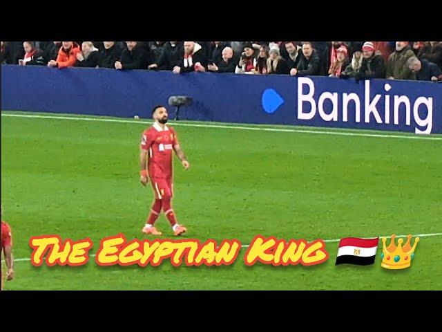 Mo Salah The Egyptian King was so loud at Anfield  vs. Aston Villa