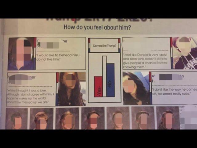 Student Says She Wants To 'Behead' Tump In Brainerd Yearbook