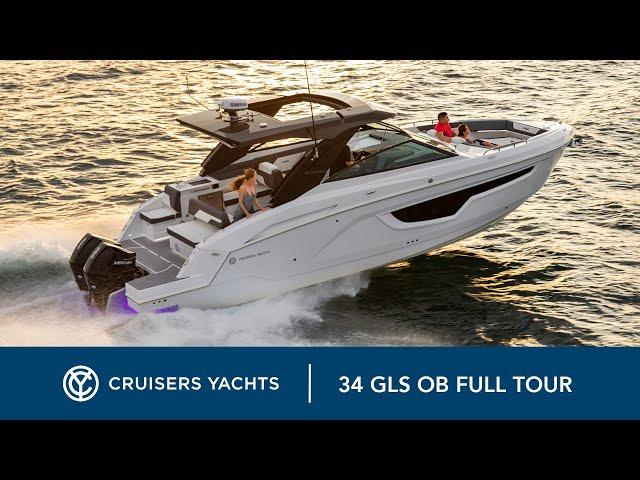 Cruisers Yachts 34 GLS Outboard | Full Tour