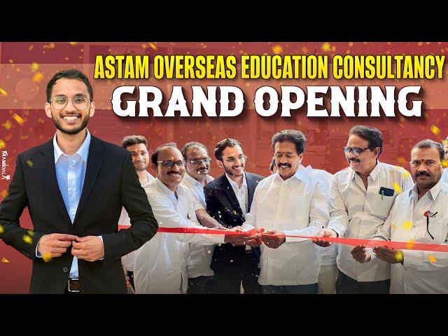 ASTAM OVERSEAS EDUCATION CONSULTANCY Office Grand Opening in Adilabad️ | Telugu Vlogs