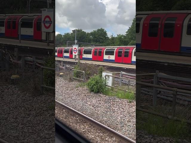 Trainspotting Central line train in Ealing Broadway #londonundergroundtransport