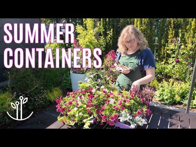 Rose-Inspired Patio Containers | Easy and Colorful Summer Recipes!