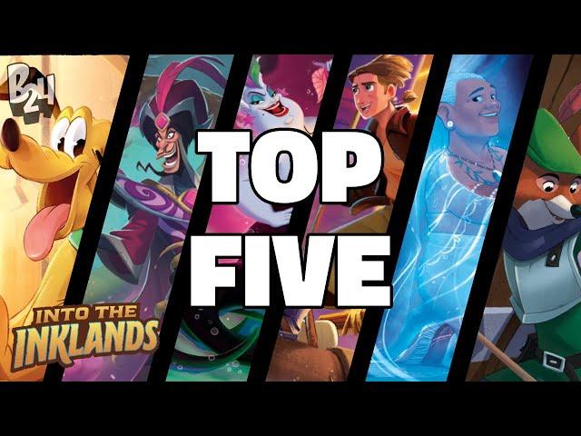 TOP 5 Cards in EVERY INK for Into the Inklands! | Disney Lorcana TCG