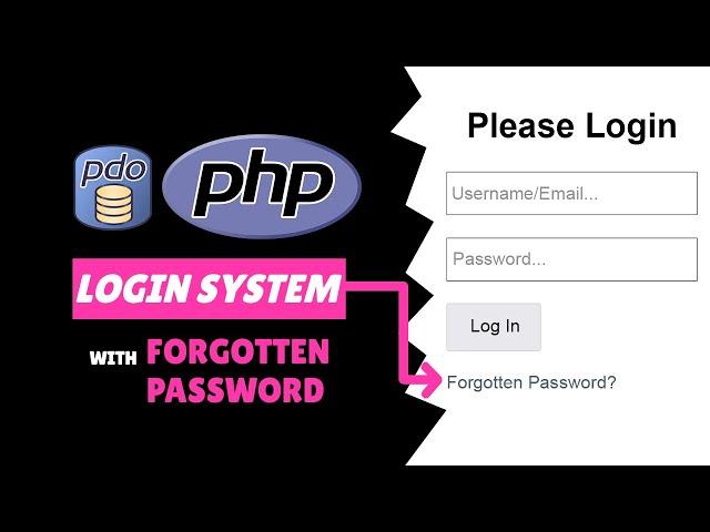 Build A Login System in PHP With MVC & PDO | Includes Forgotten Password