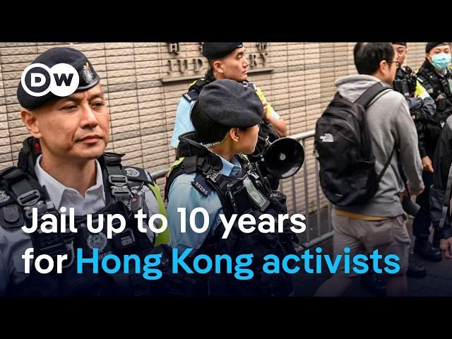 Hong Kong's high court jails 45 pro-democracy activists | DW News