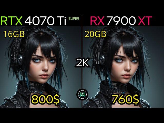 RTX 4070 Ti SUPER VS RX 7900 XT : 1440P GAMING TEST