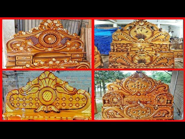 Top 10+ Wooden Bed Design | Wood Carving Bed Design | Palang Design | Box Khat Design | Bed