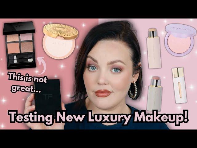 Playing With New Luxury Makeup | Tom Ford Meteoric Quad, Gucci Glow Highlighter & More!