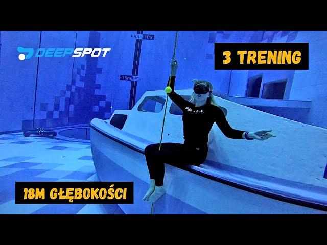 Patrycja na 3 treningu zdobyła łódkę zatopioną na 20 metrach | Deepspot Treningowo | Freediving