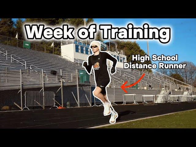 FULL WEEK OF TRAINING VLOG as a HS Runner