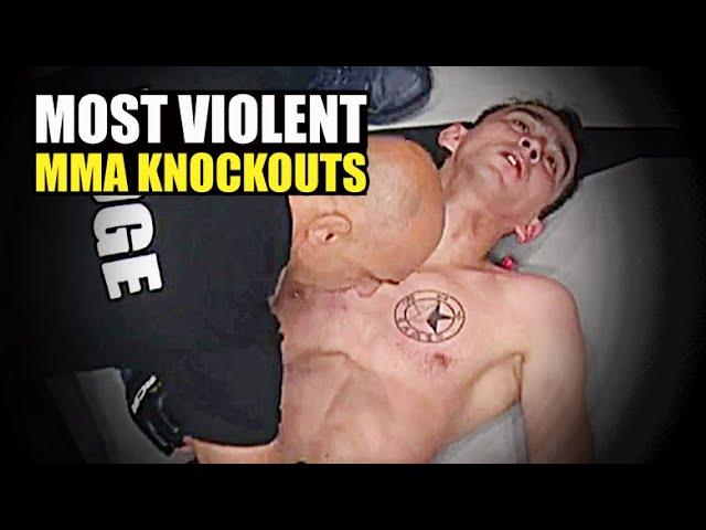 Most Violent MMA Knockouts I Brutal Head Kick ! ! !