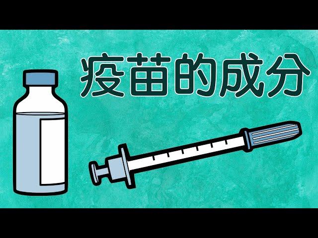 一般疫苗中包含了什麼成分？｜Components of a Vaccine