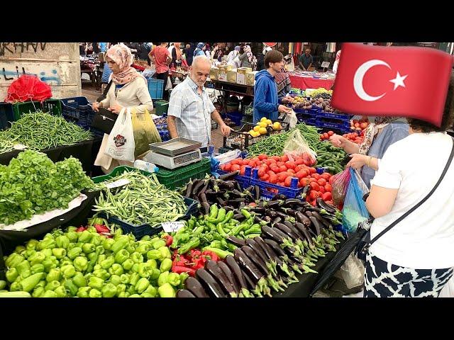 ТУРЦИЯ. РЫНОК  ВСЕ ОЧЕНЬ ДЕШЕВО - ЦЕНЫ В СТАМБУЛЕ! Базар для местных