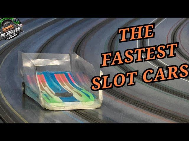 I got to drive some of the fastest slot cars available