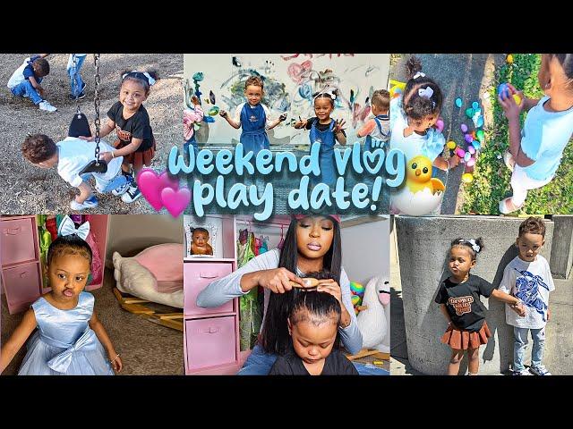 WEEKEND VLOG: Nyielle’s 1st PlayDate with her Bestfriend , GRWM + Easter Vlog , etc