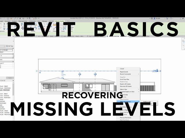 Revit Architecture Tip: Finding Missing Levels | BIM Modeling