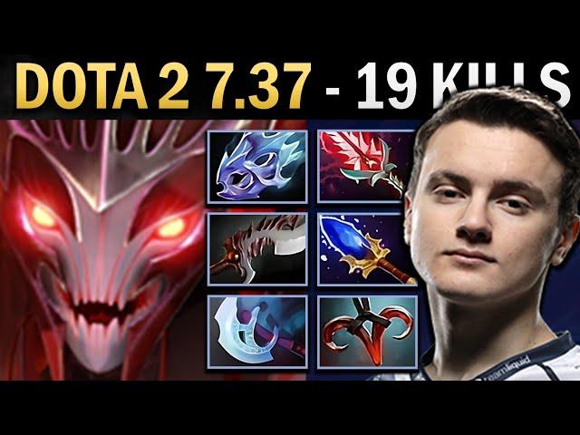 Spectre Gameplay Miracle with 19 Kills and Moon Shard - Dota 2 7.37