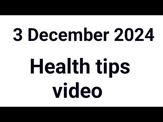 Health tips video। Health care video live । Soneshri is live