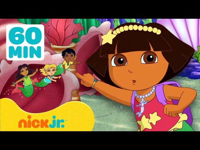 Dora l'Esploratrice | Maratona di sirene e magia! ‍️ | Compilation di 1 ora | Nick Jr. Italia