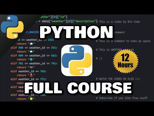 Python Full Course for free  (2024)