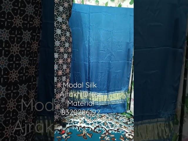 Modal silk dress #modalsilk #ajrakh #dupatta #fashion #reels #shorts #fashion #trend #youtubeshorts