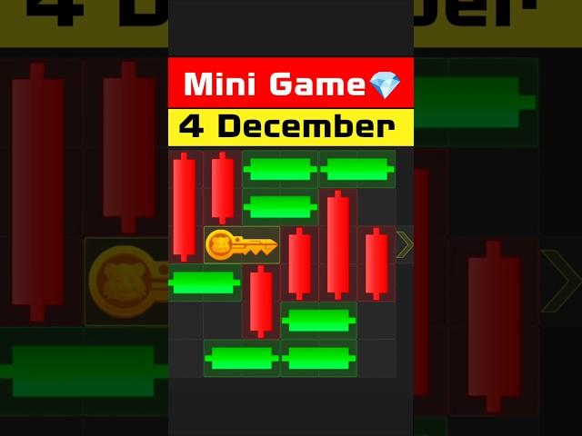 Hamster kombat mini game today | Hamster kombat mini game key | 4 December hamster kombat new key