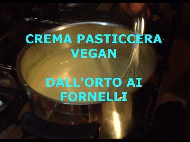 Crema Pasticcera Vegan Ricetta - Dall'Orto Ai Fornelli