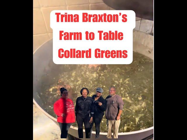 Trina Braxton’s Farm to Table Collard Greens Recipe | Southern Cooking at Its Best