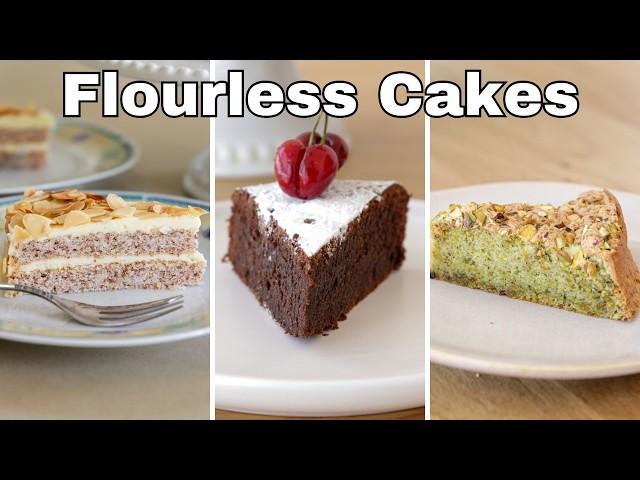 3 Easy Flourless Cakes Recipes | Gluten-Free Cakes