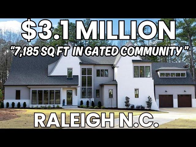 $3.1 Million | What A Beauty | Raleigh NC | New Construction|