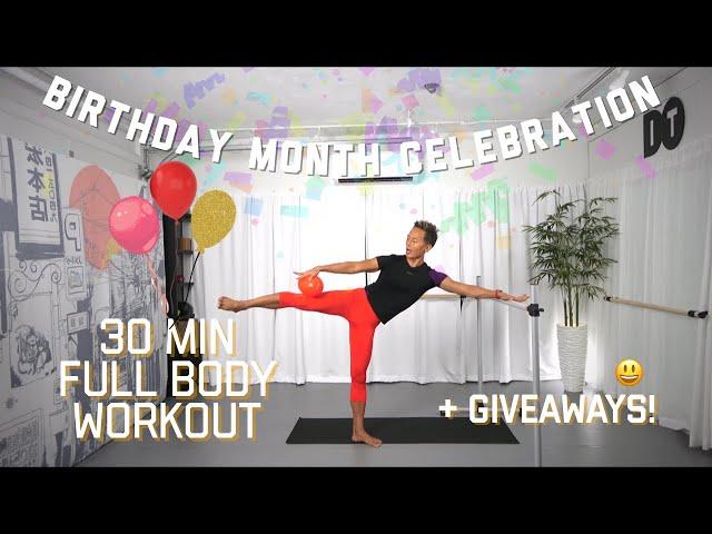 30-minute Full Body Barre Workout with ioball + GIVEAWAYS!