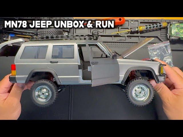 MN78 JEEP RC UnBoxing & First Run‍️