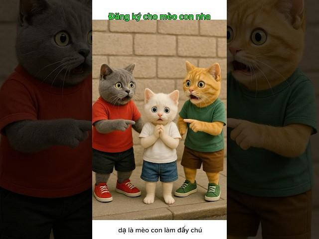 Mèo con bị oan #cat #ai #cats #shorts #anime #cartoon #cutecat #meow #mèo #meoaicat #cute #funnycats