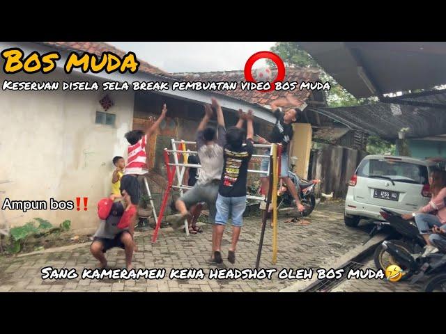 Keseruan BOS MUDA & Crew BM 22 di sela sela break shooting‼️BOS MUDA bermain voly