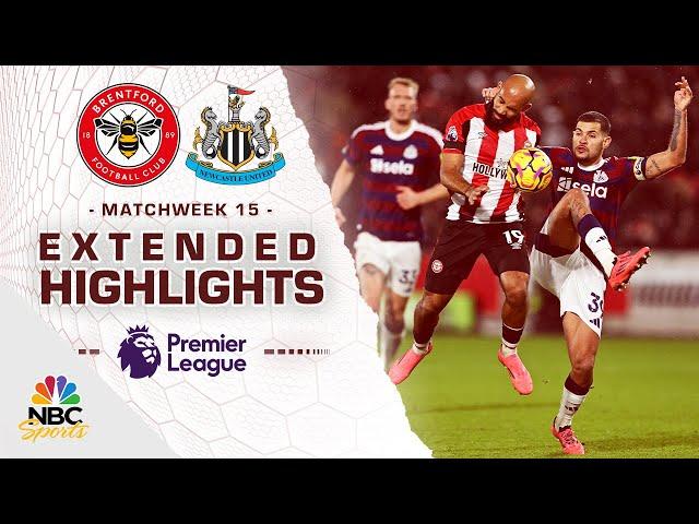 Brentford v. Newcastle United | PREMIER LEAGUE HIGHLIGHTS | 12/7/2024 | NBC Sports