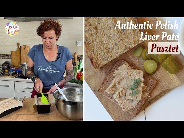 Chicken liver pate PASZTET - delicious sandwich spread | Polish cooking channel